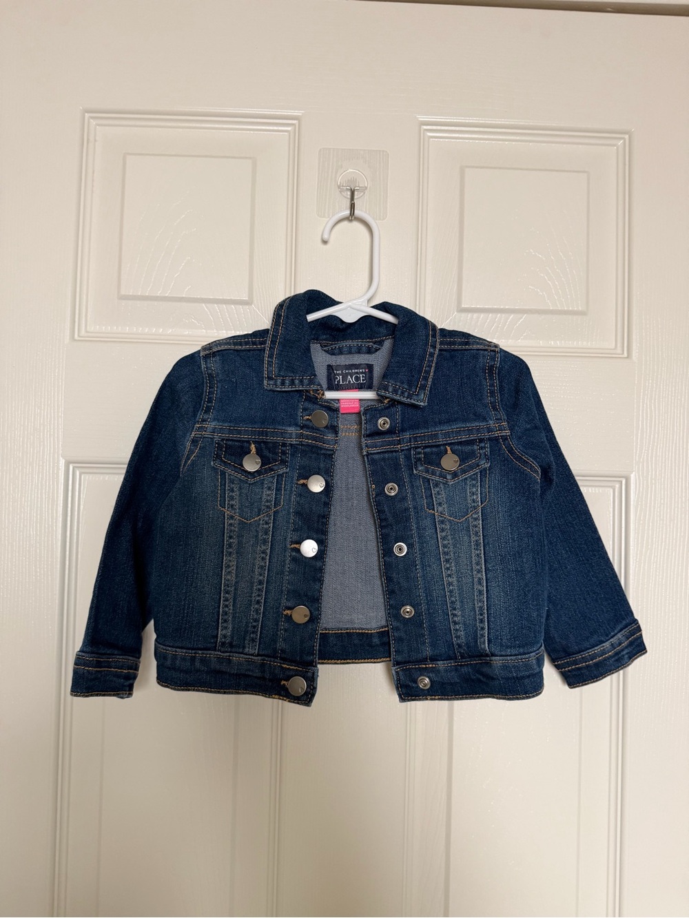 The Children's Place Dark Blue Denim Jacket for Kids